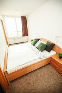 Postel nebo postele na pokoji v ubytování Apartment Hohe Tannen mit Schwimmbad & Sauna