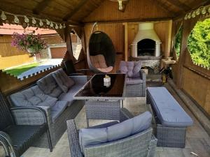Posezení v ubytování Guest House Kovalik