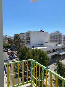 a view of a city from a balcony at Central Apart. 4U in Ierapetra