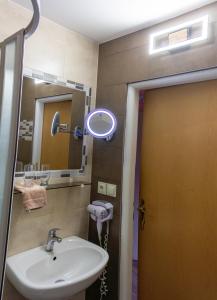 Koupelna v ubytování Hotel Rychta Netolice