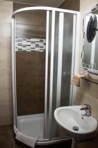 Koupelna v ubytování Hotel Rychta Netolice