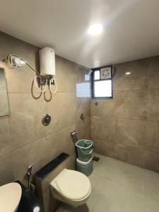 Koupelna v ubytování Hotel Shree Ji