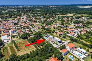 Pohľad z vtáčej perspektívy na ubytovanie Villa Markulin