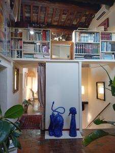 Knihovna v bed and breakfast