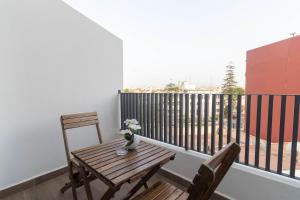 Balkón nebo terasa v ubytování Small nest in a good location, quiet
