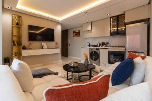 Kuchyň nebo kuchyňský kout v ubytování Small nest in a good location, quiet