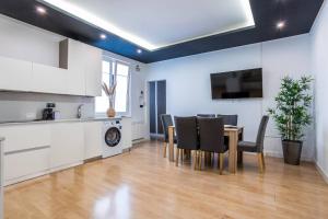 Kuchyň nebo kuchyňský kout v ubytování BaruHaus Santo Domingo GRUPOS