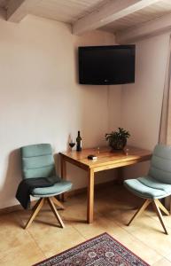 TV o dispositivi per l'intrattenimento presso Hotel Modřín