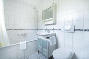 Koupelna v ubytování Chalet Wassermandli