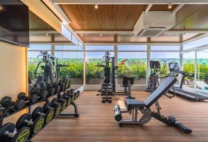 Fitness centrum a/nebo fitness zařízení v ubytování Occidental Granada