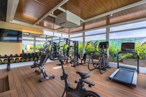 Fitness centrum a/nebo fitness zařízení v ubytování Occidental Granada