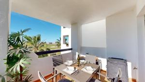 a dining room with a table and chairs at Casa Armstrong ST-Murcia Holiday Rentals Property in Roldán