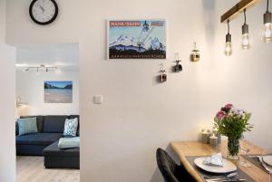 Χώρος καθιστικού στο Ferienwohnung Wankblick