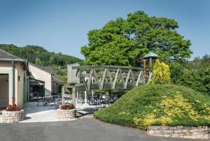 Zahrada ubytování Hôtel-Restaurant Le Calice Du Gevaudan - A75