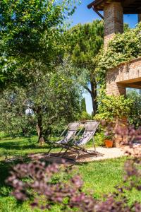 Agriturismo Sole外面的花园