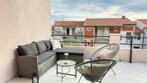 Balkón nebo terasa v ubytování Apartment Kuba Makarska