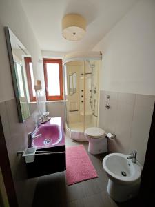 Koupelna v ubytování Be Country guest house