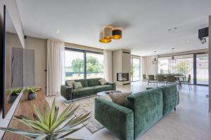 Χώρος καθιστικού στο Villa D&L Deluxe