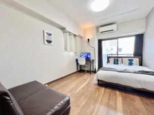 Letto o letti in una camera di Otsuka No3 Mansion #JR Yamanote Line#Fixed Wifi