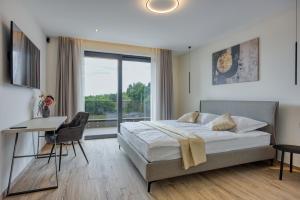 Ένα ή περισσότερα κρεβάτια σε δωμάτιο στο Villa D&L Deluxe +32 φωτογραφίες