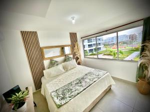Postel nebo postele na pokoji v ubytování Serenity Flat + 31 fotografií