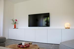 TV a/nebo společenská místnost v ubytování Ferienwohnung "Bergzeit" in Feldberg- Falkau