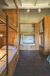 Postel nebo postele na pokoji v ubytování INDÓMITO HOSTEL