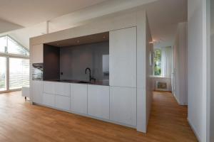 Η κουζίνα ή μικρή κουζίνα στο Fewo Müller mit See- und Bergblick +6 φωτογραφίες