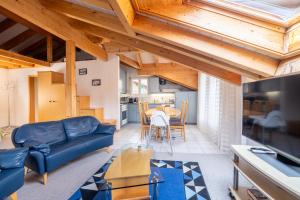 Posezení v ubytování Chalet Wassermandli