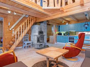 Kuchyň nebo kuchyňský kout v ubytování Holiday Home Alapytinki by Interhome