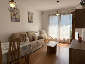 A seating area at BPIRINEOS-Ardonés