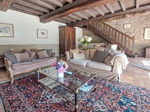 Χώρος καθιστικού στο Holiday Home La Grulais by Interhome