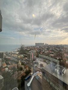 a view of a city from a building at Arcadia Studio 238-1 in Odesa +2 photos