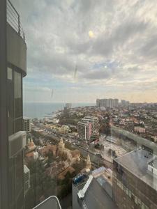 a view of a city from the top of a building at Arcadia Studio 238-1 in Odesa