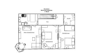 Půdorys ubytování Haus Sandeck