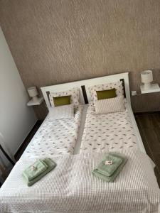 Postel nebo postele na pokoji v ubytování Várva Vár apartman