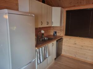 Køkken eller tekøkken på Cabin outside of Tromsø