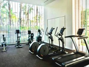 Fitness centrum a/nebo fitness zařízení v ubytování Unixx Sea view Holiday Hotel