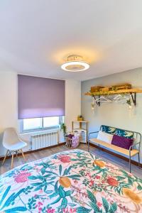 Postel nebo postele na pokoji v ubytování Casa Rural Laila