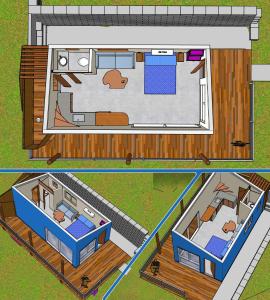 Κάτοψη του Colina Escondida: monoAmbiente