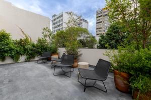 En have udenfor Lamartine Boutique Hotel Polanco