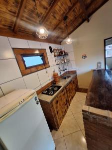 Η κουζίνα ή μικρή κουζίνα στο Casa do vadinho