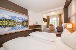 Posteľ alebo postele v izbe v ubytovaní Spa&Aktiv Hotel Lavendel + 37 fotografií