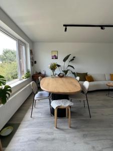 Posezení v ubytování Apartment in green Ghent