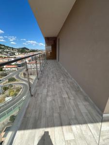 a balcony with a view of a highway at Arya in Montesilvano
