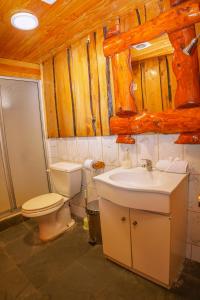 Kopalnica v nastanitvi Hostal Chumay