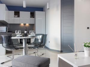 Kuchyň nebo kuchyňský kout v ubytování Apartments Petra
