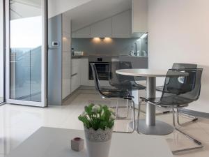 Kuchyň nebo kuchyňský kout v ubytování Apartments Petra