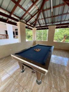 Biliár nebo kulečník v ubytování Villa del túnel