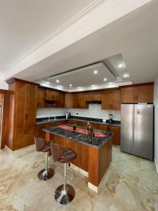 Kuchyň nebo kuchyňský kout v ubytování Villa del túnel